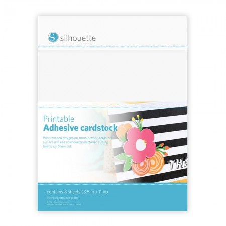 Printable adhesive cardstock / Bedruckbarer selbstklebender Karton