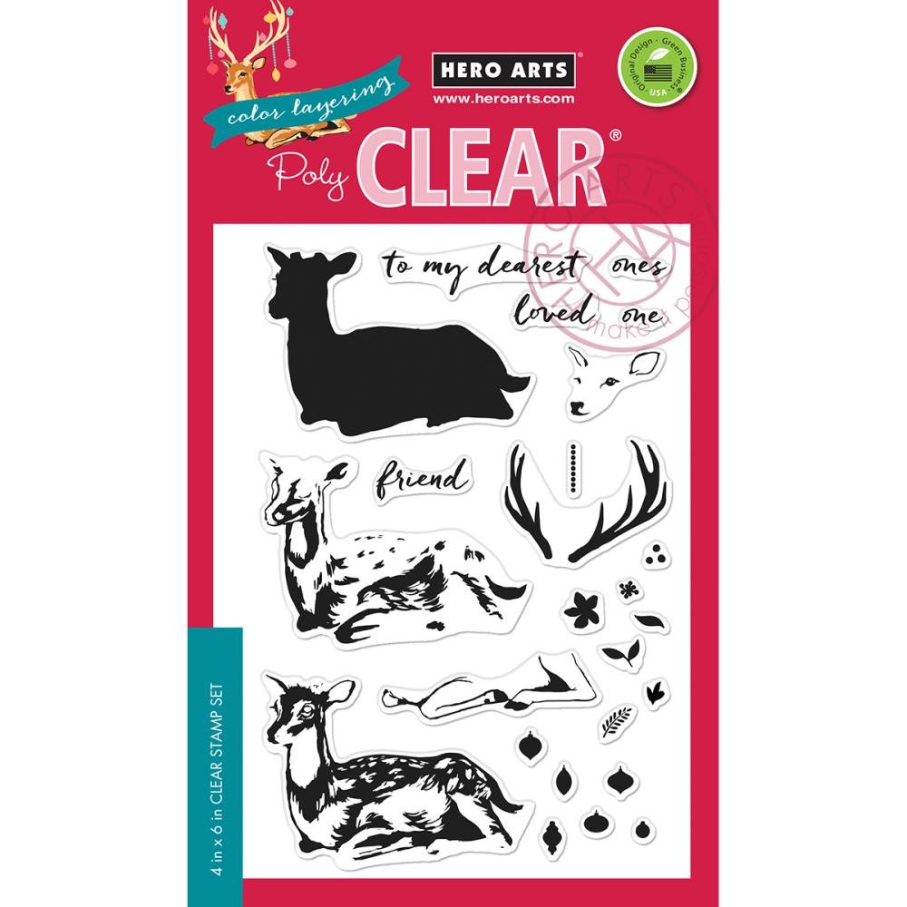 Clear Stamp Layering Deer