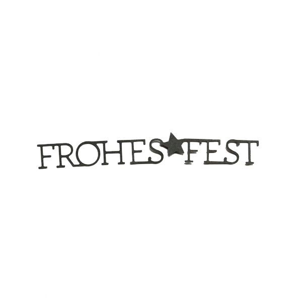 Stanzschablone Frohes Fest