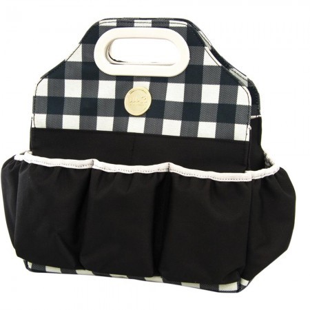 Crafter's Tote Bag Plaid Black