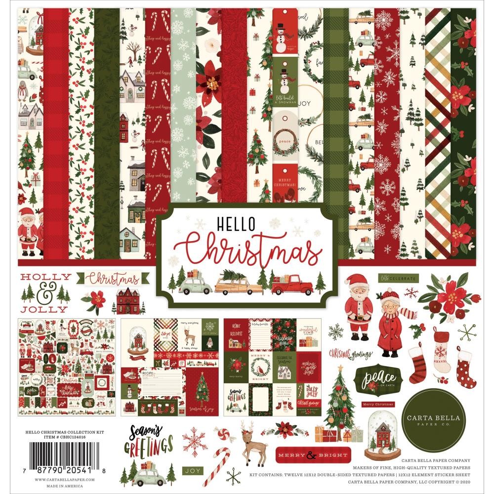 Scrapbooking-Collection Hello Christmas 12 x 12"