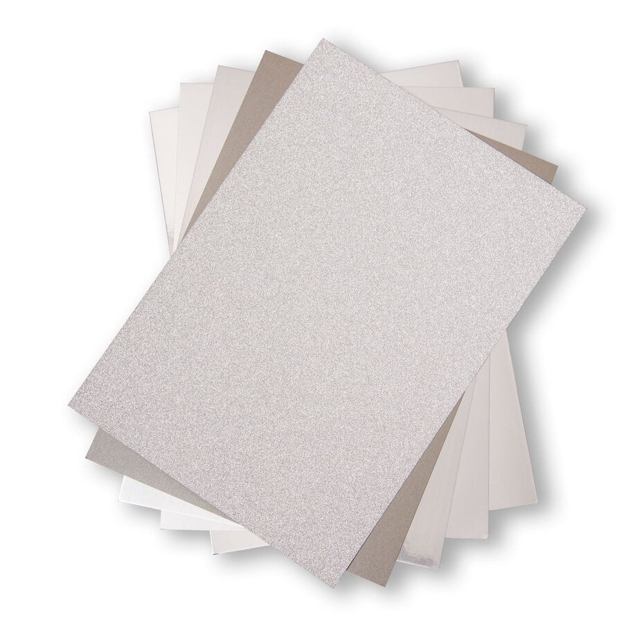 Scrapbookingpapier Pack 'Silber'