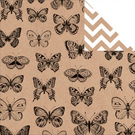 Scrapbooking-Papier Mix & Match Butterflies