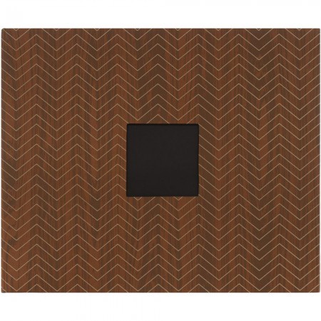 3D-Scrapbookingalbum Wood Grain Chevron 2 12 x 12"