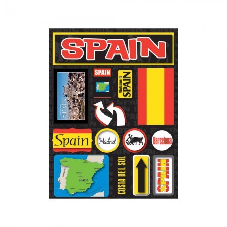 3D-Stickers Spanien