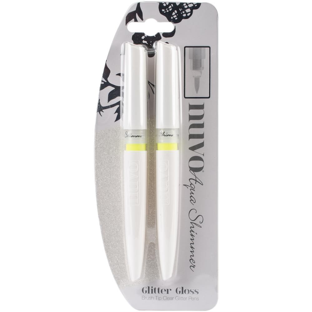 Nuvo Aqua Shimmer Brush Clear Glitter Pens