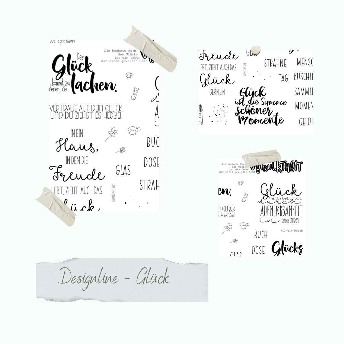 Clear Stamps 'Glück'