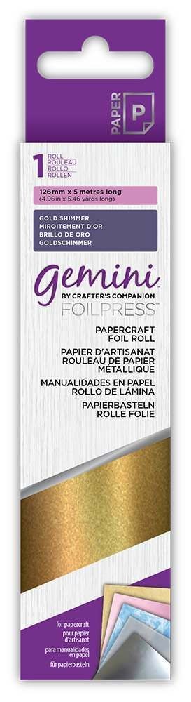 Gemini FOILPRESS Papercraft Foil - Gold Shimmer