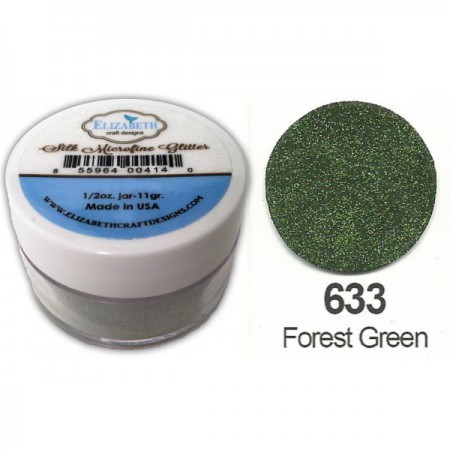 Microfine Glitterpulver Forest Green
