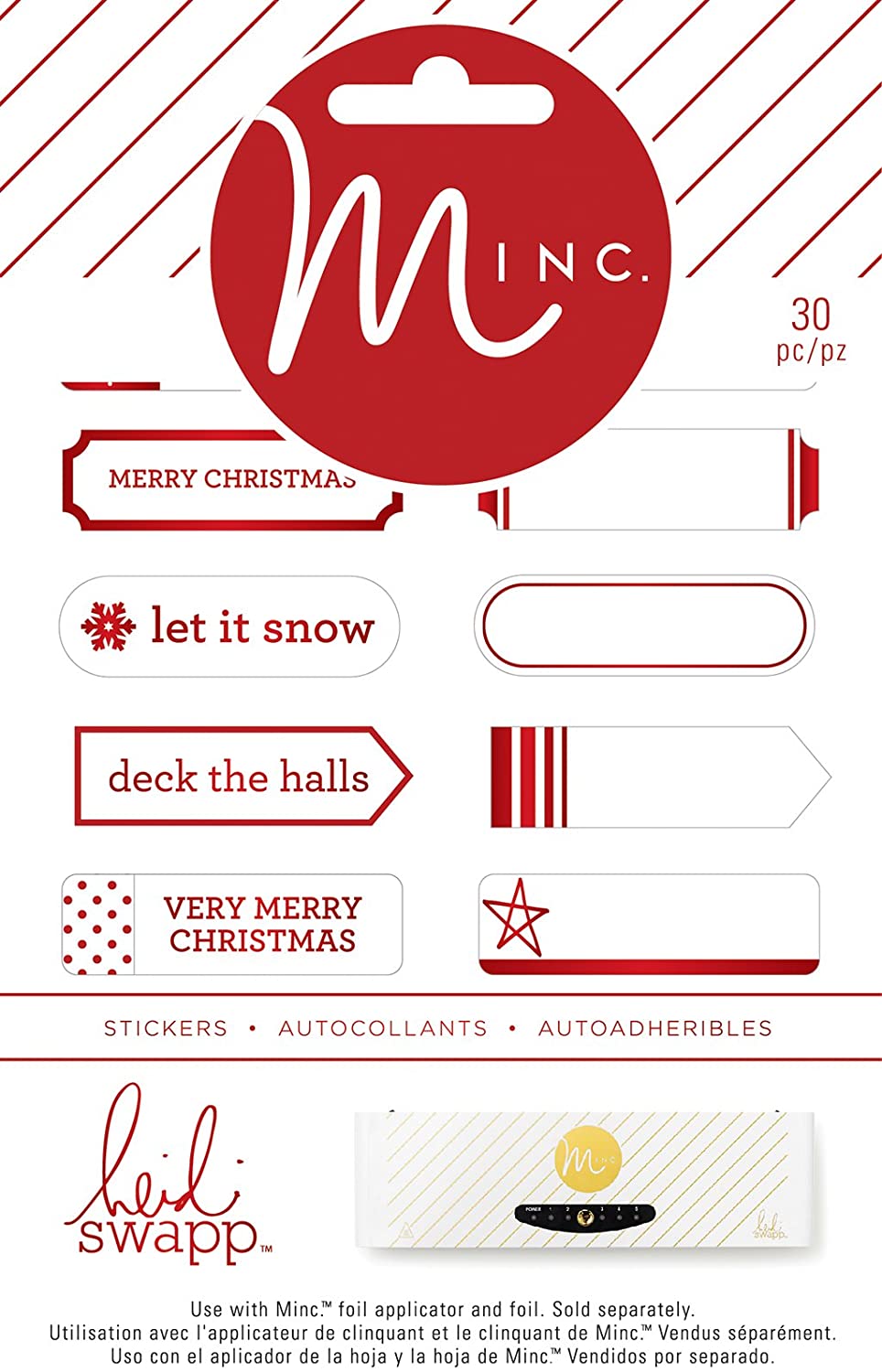 Minc Christmas Stickers Mini