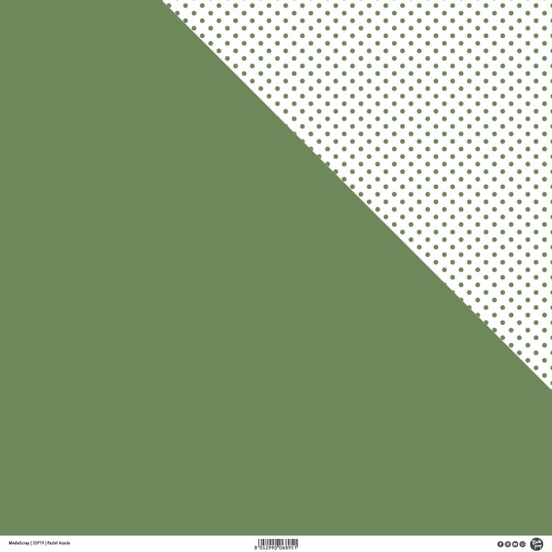 Scrapbooking-Papier Pastel Acacia  12''  