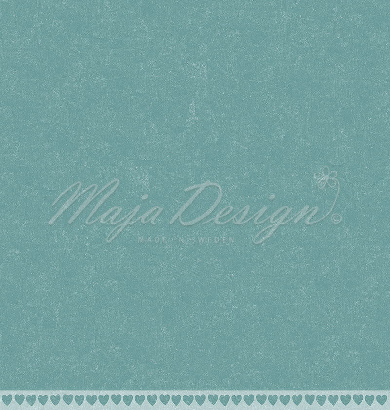 Scrapbooking-Papier Mono - Special Shades - Pale Teal