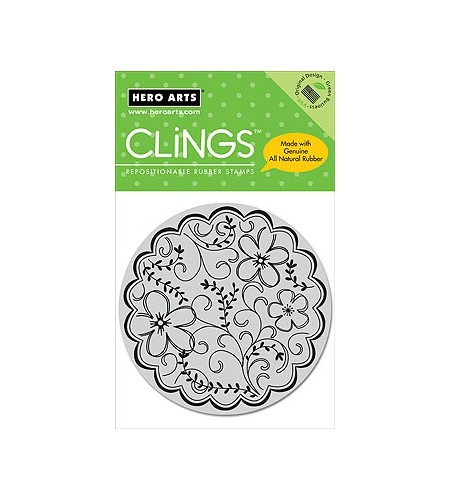 Cling Outline Flowers