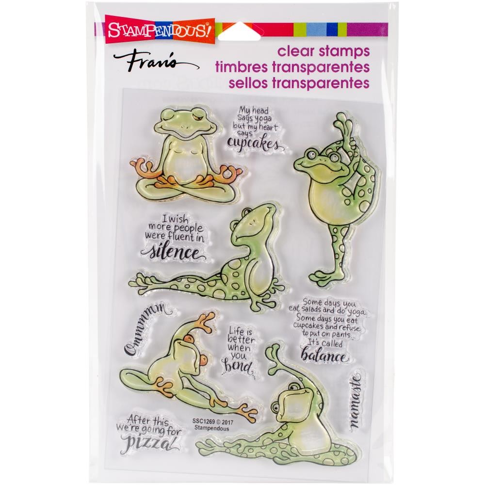 Clear Stamp Frog Yoga PCS