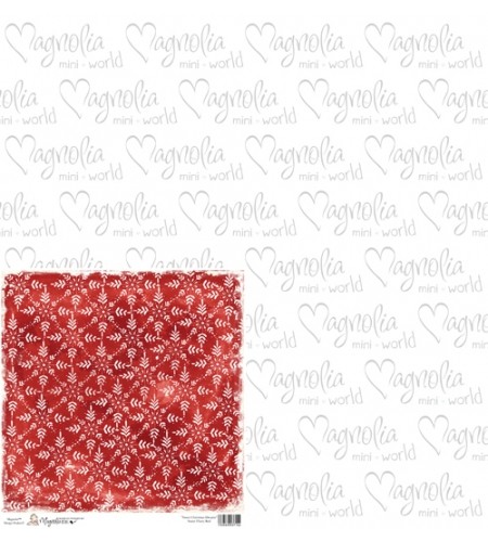 Mini Scrapbooking-Papier Sweet Flurry Red 6 x 6"