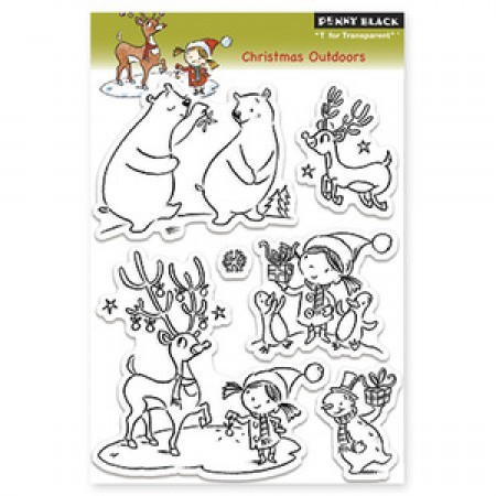 Clear Stamp Christmas Outdoors