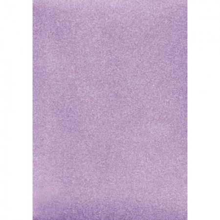 Selbstklebendes Glitterpapier violett A4
