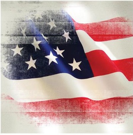 Scrapbooking-Papier American Flag
