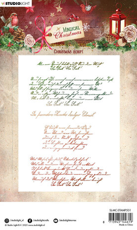 Clearstamp 'Christmas script'