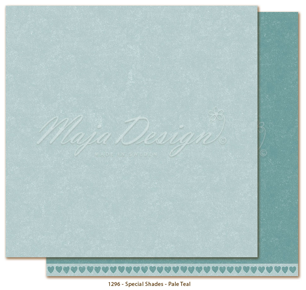 Scrapbooking-Papier Mono - Special Shades - Pale Teal