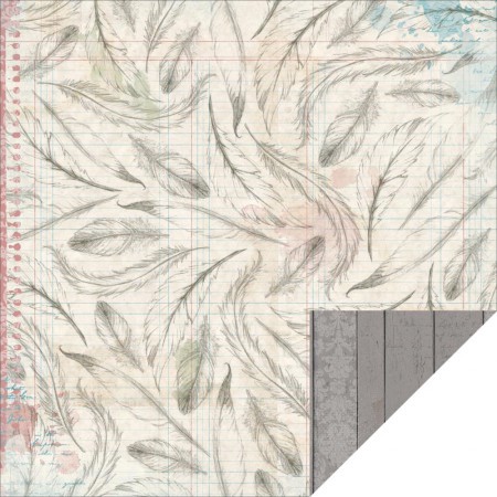 Scrapbooking-Papier Garden Journal Sketch