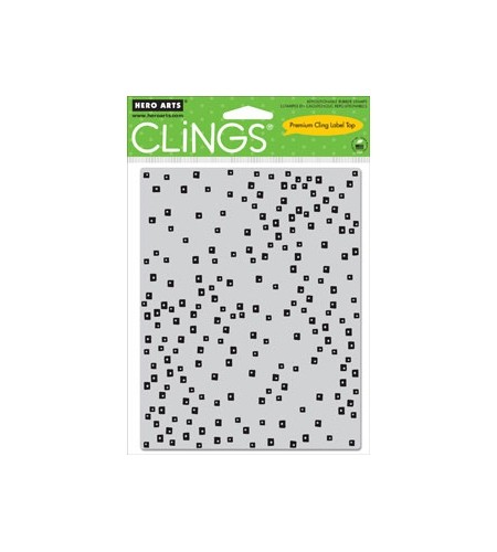 Cling Hintergrund Scattered Dots