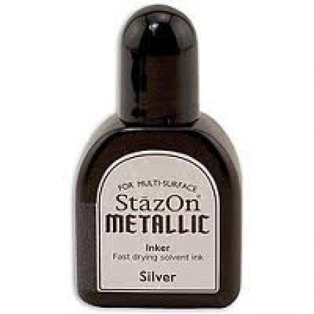 Stazon Metallic Silver Nachfüller