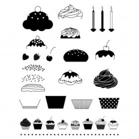 Clear Stamps Cupcakes
