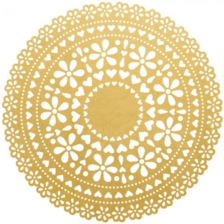 Doilies A Touch of Gold Die-Cut