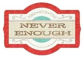 Journaling Card Savvy "Never enough" Title