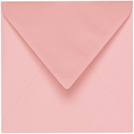 Kuvert quadratisch klein pink