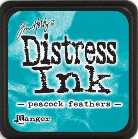 Distress Ink klein Peacock Feathers