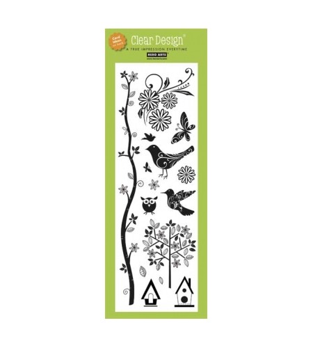 Clear Stamps XL Birds & Branches