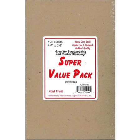 Super Value Pack 125 Karten Brown Bag