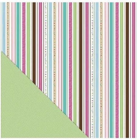 Scrapbooking-Papier Twinkling Stripe