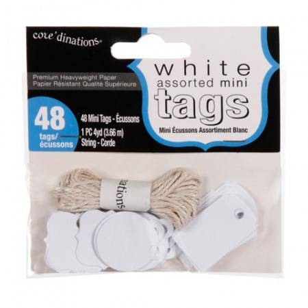 Core'dinations Mini Tags weiss