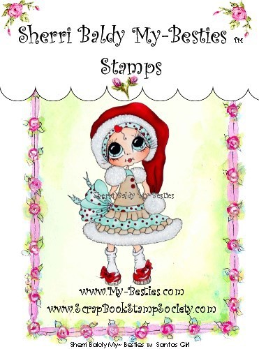 Clear Stamps Santa Girl