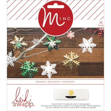 Minc Christmas 3D Paper Decor Kit Snowflake Banners