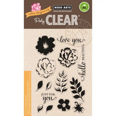 Clear Stamp Color Layering for you Flowers
