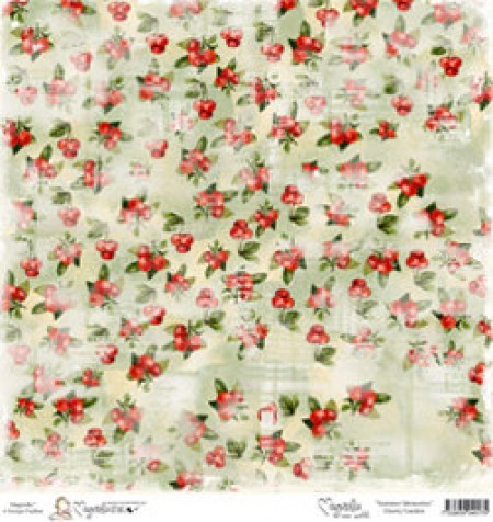 Mini-Scrapbooking-Papier Cherry Garden 6 x 6"