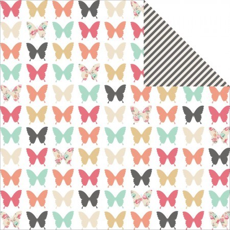 Scrapbooking-Papier Daily Stories Butterflies