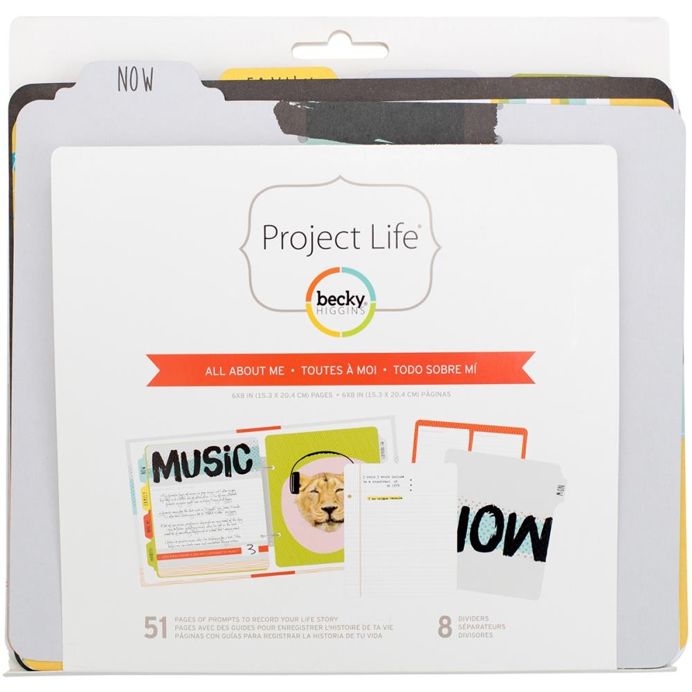 Project Life All about me Register