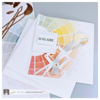 Scrapbooking-Papier Farbkreis