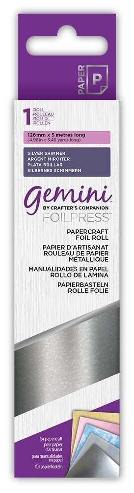 Gemini FOILPRESS Papercraft Foil - Silver Shimmer