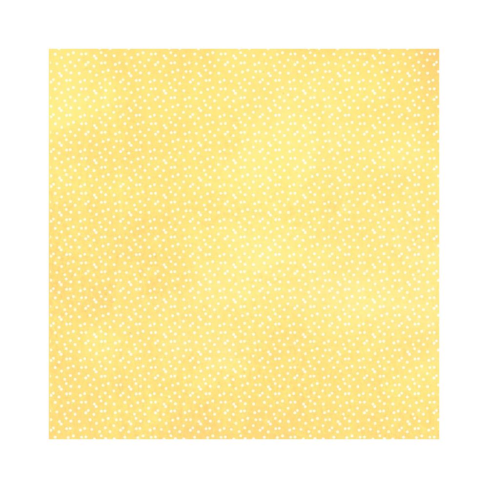 Scrapbooking-Papier 'Watercolor Polka Dots Yellow'