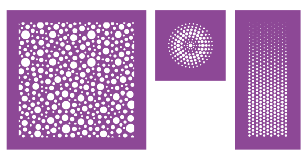 Stencilschablone 'Spots and Dots'