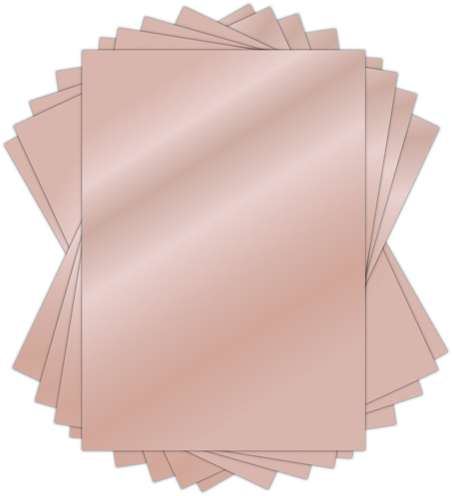 Spiegelkarton Rosegold A4  (10Blatt)  