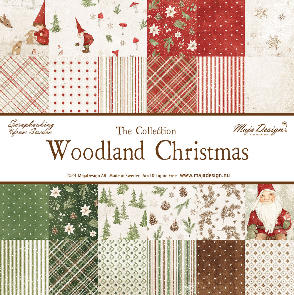 Scrapbooking-Papier  Woodland Christmas Kollektion 12''